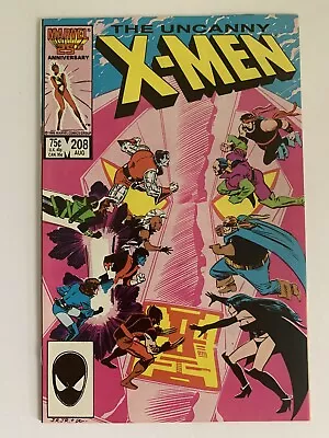 Buy Uncanny X-men #208 9.2 Nm- 1986 Hell Fire Club Appearance Marvel Comics • 3.75£