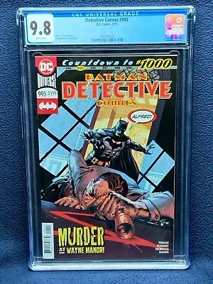 Buy Detective Comics #995 Vol 3 Comic Book - CGC 9.8 • 63.22£