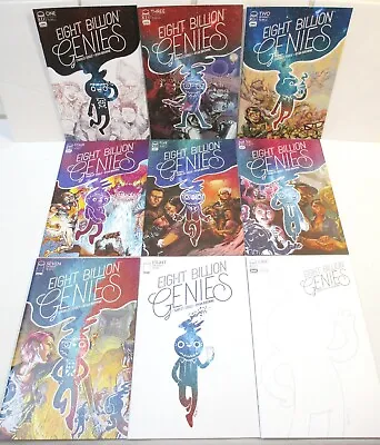 Buy Eight Billion Genies 1-8 + #1 LCSD Blank Variant - Image Comics 2022 • 55.59£