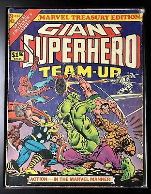 Buy Giant Superhero Team-Up #9  Marvel Treasury 1976 • 27.66£