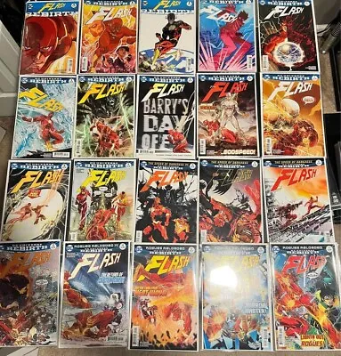 Buy Flash - DC Comics - Rebirth Lot First Print Lots And Variants 80+ Mylar Comics • 140.43£
