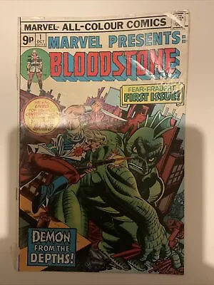 Buy Marvel Presents: Bloodstone #1 Marvel Comics  1975 • 12£