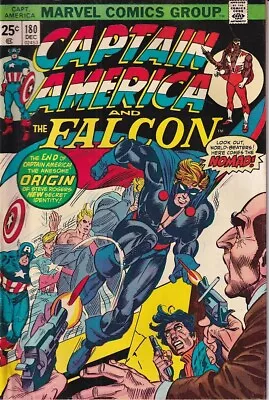 Buy 42286: Marvel Comics CAPTAIN AMERICA #180 VG Grade • 16.35£