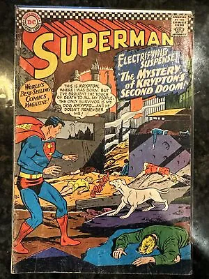 Buy Superman #189 1966 Key DC Comic Book Origin & Destruction Of Krypton II • 12.06£