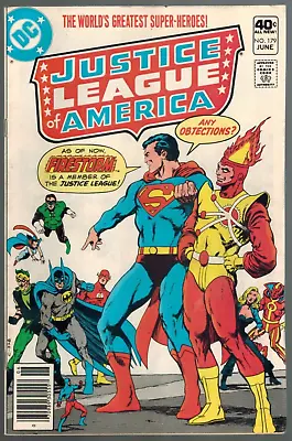 Buy Justice League Of America 179  Firestorm Joins The JLA!  VF  1980 DC Comic • 6.29£
