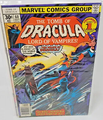 Buy Tomb Of Dracula #60 Blade Appearance *1977* 7.0 • 9.87£