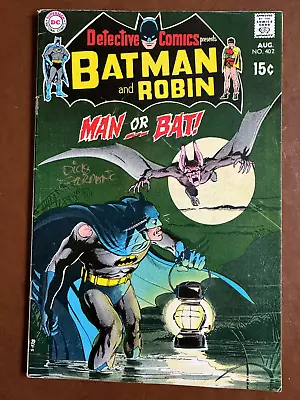 Buy Detective Comics #402 Signed By Dick Giordano 2nd Man-Bat App  Neal Adams Cover • 59.30£