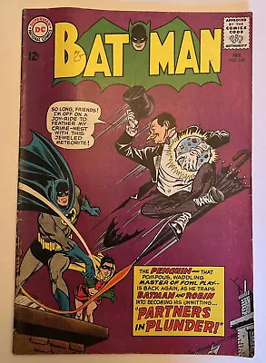 Buy Batman #169 (1965) - 2nd Apperance Of The Penguin Silver Age Comic Book DC !! • 158.12£