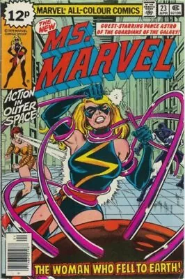 Buy Ms. Marvel #23 (1977) Vf Pence Copy Marvel • 14.95£