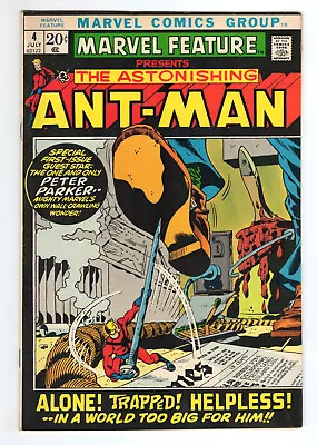 Buy Marvel Feature #4 Very Fine 8.0 Ant-Man Series Begins Herb Trimpe Art 1972 • 43.48£