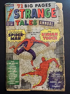 Buy Strange Tales Annual 2 PR (see Descrp) -- Human Torch V Spider-Man 1963 • 54.34£