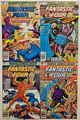 Buy Marvel Comic Bronze Age Key 4 Issue Lot Fantastic Four 212 213 214 215 VG/FN • 0.99£