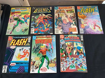 Buy Misc Dc Comics 7pc #1,5,20,295,304,478(7.0)the Flash,superman(1980-81,87) • 10.32£