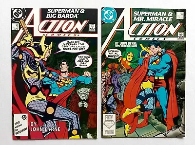 Buy Action Comics #592 #593 - Superman Sex Tape Issue 1st Sleez & Fancy Man 1987 DC  • 11.03£