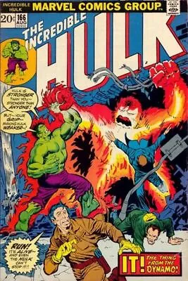 Buy Marvel Comics The Incredible Hulk Vol 1 #166A 1973 4.0 VG 🔑 • 15.95£