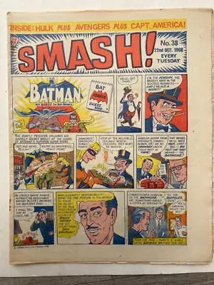 Buy Smash Comic No 38 Batman Cover (high Grade Copy) • 7.50£