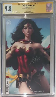 Buy Wonder Woman #65 Artgerm Variant CGC SS 9.8 Signed By Stanley “Artgerm” Lau • 224.68£