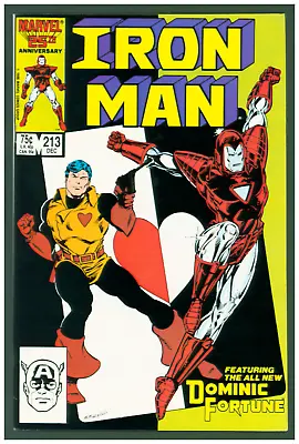 Buy Iron Man #213 VF Marvel Comics 1986 Dominic Fortune Cover • 2.37£