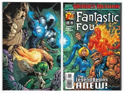 Buy Fantastic Four #1 (Vol 3) : NM- :  Vive La Fantastique!  : Heroes Return • 2.95£