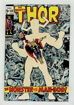 Buy Thor #169 VG/FN 5.0 1969 • 83.14£