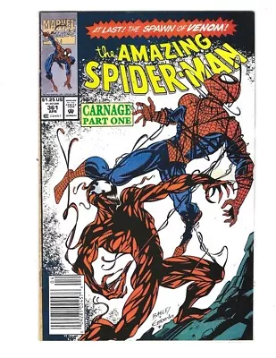 Buy Amazing Spider-Man #361  1992 VF/VF+ 1st Appearance Of Carnage Newsstand Variant • 103.93£