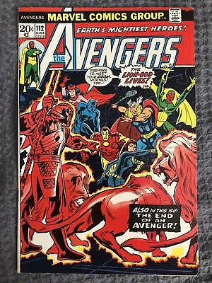Buy Avengers #112, FN/VF 7.0, 1st Appearance Mantis; Black Widow, Black Panther • 63.76£
