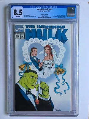Buy Incredible Hulk #418 CGC 8.5 Collector's Edition Variant 1st Apperance Of Talos • 35.75£