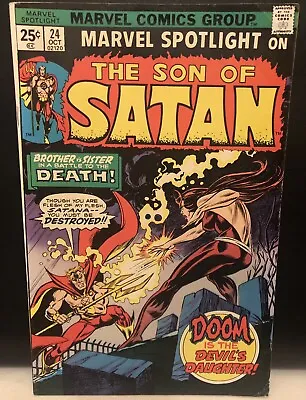 Buy Marvel Spotlight #24 Comic Marvel Comics Son Of Satan • 10.04£