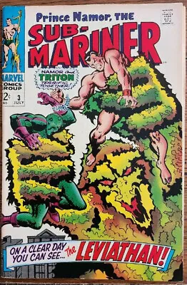 Buy Sub-Mariner #3 Marvel Comics 1968 - VG+ • 12.64£