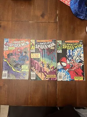 Buy The Amazing Spider-man Marvel Comics 359, 372,377 • 3.94£