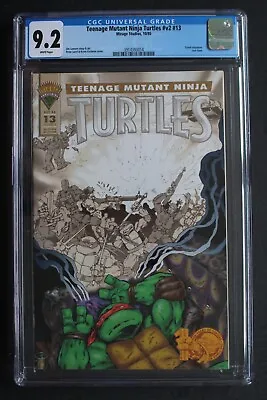 Buy Teenage Mutant Ninja Turtles V2 #13 Scarcer LAST Issue 1995 Mirage CREED CGC 9.2 • 62.46£