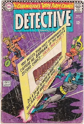 Buy Detective Comics #351 / Cluemaster / Batman / Dc Comics / 1966 • 13.87£