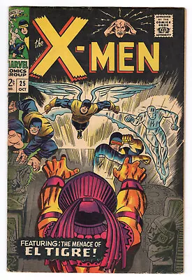 Buy Uncanny X-Men #25 (1966) [VG+] 1st Appearance Of El Tigre & Kukulkan Cameo • 40.12£