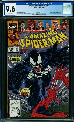 Buy AMAZING SPIDER-MAN  #332  CGC  NM9.6  High Grade!  White Pages  4067651010 • 70.96£
