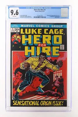 Buy Hero For Hire #1 - Marvel Comics 1972 CGC 9.6 Origin And 1st App Of Luke Cage • 5,691.58£