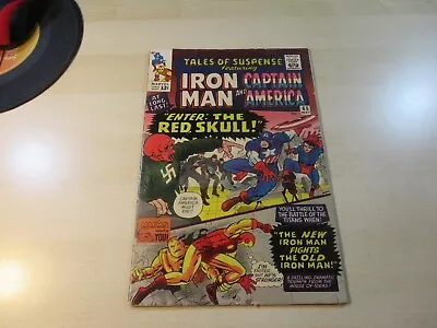 Buy Tales Of Suspense #65 Marvel Key 1st Silver Age Appearance Red Skull Looks Great • 194.61£
