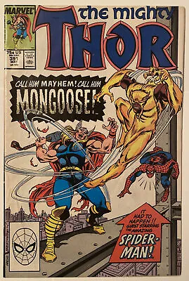 Buy The Mighty Thor  #391 May Vol 1988 Guest Starring Spiderman 1st Mongoose   • 10.25£