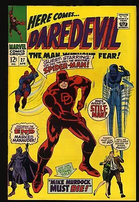 Buy Daredevil #27 VF 8.0  Masked Marauder Stilt-Man! Spider-Man Crossover! • 43.16£