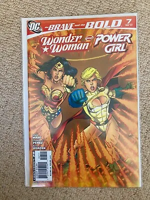 Buy Brave And The Bold #7 Mark Waid, Perez, Wonder Woman, Power Girl DC 2007 • 3.49£