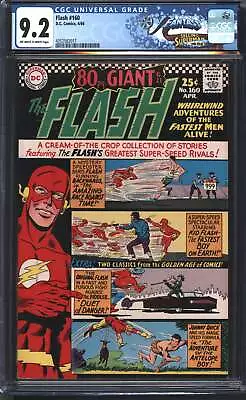 Buy D.C Comics Flash 160 4/66 FANTAST CGC 9.2 Off White To White Pages • 193.48£