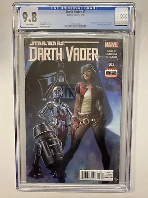 Buy Star Wars Darth Vader #3 CGC 9.8 NM/M First App Of Doctor Aphra U.K. Seller • 399£