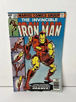 Buy The Invincible Iron Man #126 Marvel Comics 1979 Bronze Age, Boarded • 24.02£