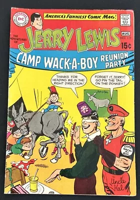 Buy Adventures Jerry Lewis 113; Alan Riefe Story Bob Oksner Art Ads: Batman Superboy • 68.94£