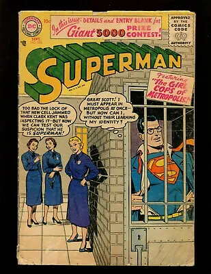 Buy Superman #108 VG Plastino Boring 1st Perry White Jr 1st Prof Martin & Mr Wheels • 40.17£