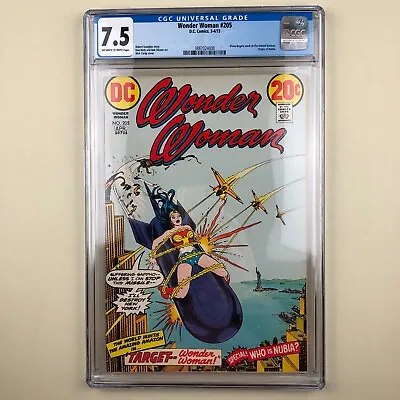 Buy Wonder Woman #205 (1973) CGC 7.5, 2nd Appearance Of Nubia, Bondage Cover • 197.57£