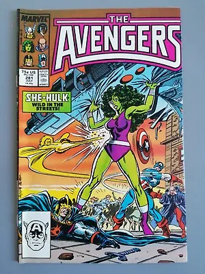 Buy The Avengers #281 - She-Hulk Wild In The Streets - July 1987  • 5£