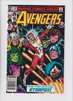 Buy Avengers (1963) # 232 Newsstand (7.0-FVF) (1970153) 1st Eros As Starfox 1983 • 28.35£