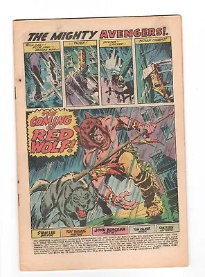 Buy Avengers #80, No Cover, Story Complete; 1st Appearance Red Wolf And Lobo • 8.76£