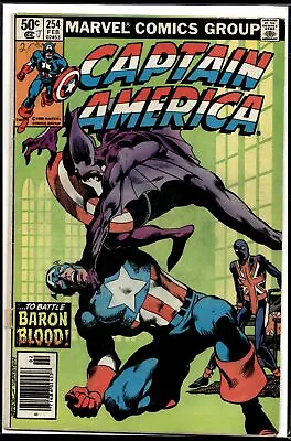 Buy 1981 Captain America #254 Newsstand Marvel Comic • 6.42£