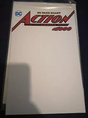 Buy Action Comics #1000 Blank Variant DC Comics • 13£